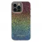 Kryt Guess IML Faceted Mirror na Apple iPhone 13 Pro Max Elegantní  Duhové disco 