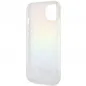 Kryt Guess IML Faceted Mirror na Apple iPhone 15 Elegantní  Duhové disco 