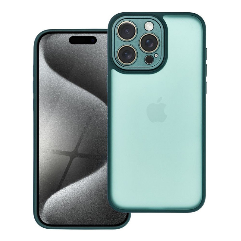 Kryt VARIETE na Apple iPhone 15 Pro Max Elegantní  Tmavě zelený 