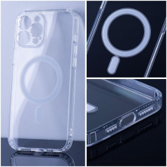 Kryt Clear Mag Cover na Apple iPhone 15 Pro MagSAFE  Průhledný 