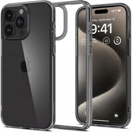 Kryt Spigen Ultra Hybrid na Apple iPhone 15 Pro Křišťálově čistý  Vesmírný krystal 