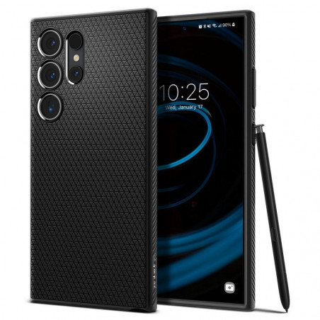 Kryt Spigen  Liquid Air na Samsung Galaxy S24 ULTRA Matná černá 