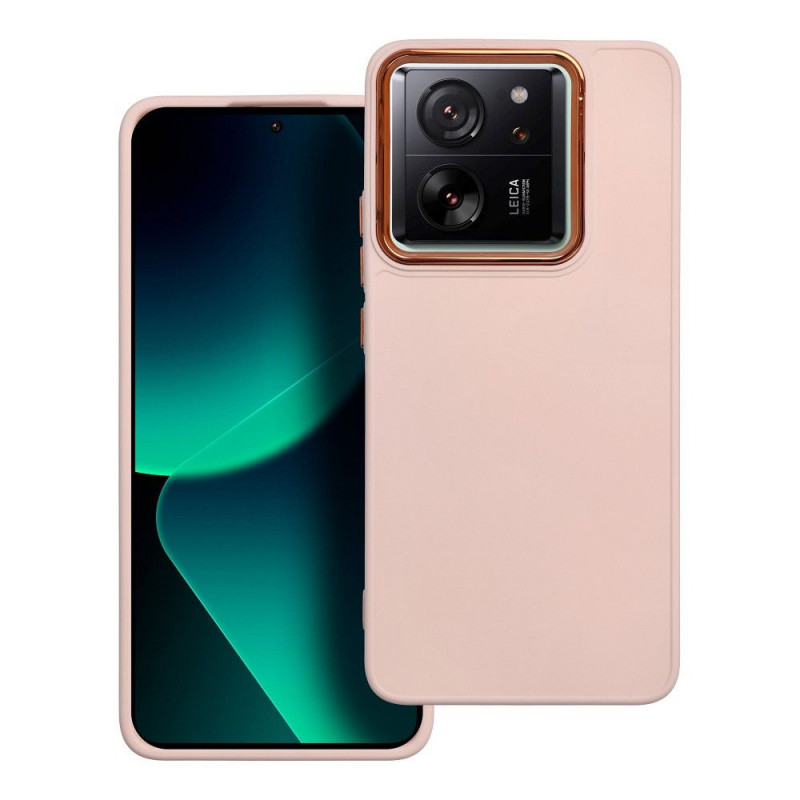 Kryt FRAME na XIAOMI 13T Elegantní  Pudrově růžový 