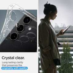 Kryt Spigen Liquid Crystal na Samsung Galaxy S24 PLUS Křišťálově čistý  Průhledný 