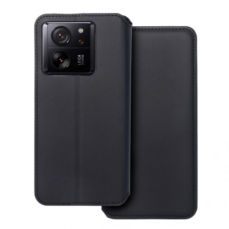 Peněženkové pouzdro Dual Pocket book na XIAOMI 13T Pro Černý 