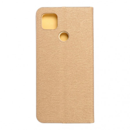 Peněženkové pouzdro LUNA Book Gold na XIAOMI Redmi 9A Elegantní  Zlatý 