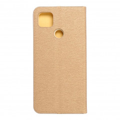 Peněženkové pouzdro LUNA Book Gold na XIAOMI Redmi 9C Elegantní  Zlatý