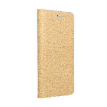 Peněženkové pouzdro LUNA Book Gold na XIAOMI Redmi Note 13 Pro Plus 5G Elegantní  Zlatý 