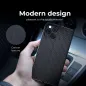 Peněženkové pouzdro LUNA Book Carbon na XIAOMI Redmi Note 13 Pro 4G Uhlíkové vlákno, Elegantní  Černý 