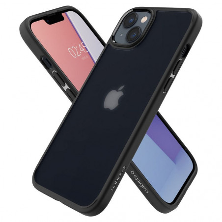 Kryt Spigen Ultra Hybrid na Apple iPhone 14 Křišťálově čistý  Černá mrazivá