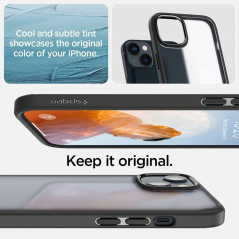 Kryt Spigen Ultra Hybrid na Apple iPhone 14 Křišťálově čistý  Černá mrazivá 