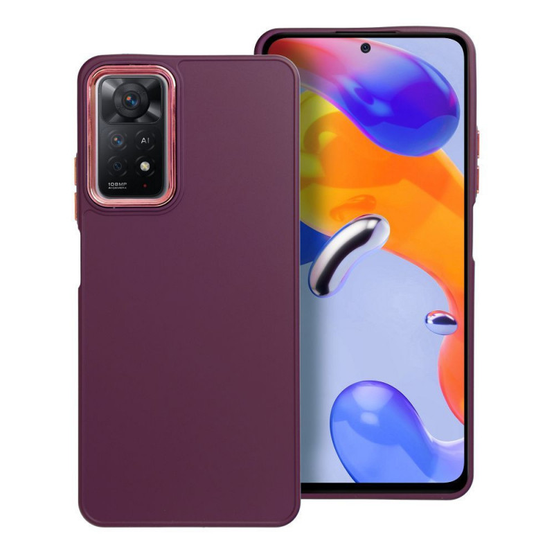 Kryt FRAME na XIAOMI Redmi Note 11 Pro Elegantní  Fialový (Purple) 