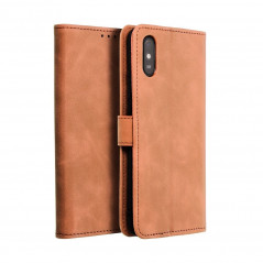 Peněženkové pouzdro TENDER Book na XIAOMI Redmi 9C Hnědý 