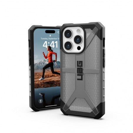 Kryt Urban Armor Gear Plasma na Apple iPhone 15 Pro Popelavý