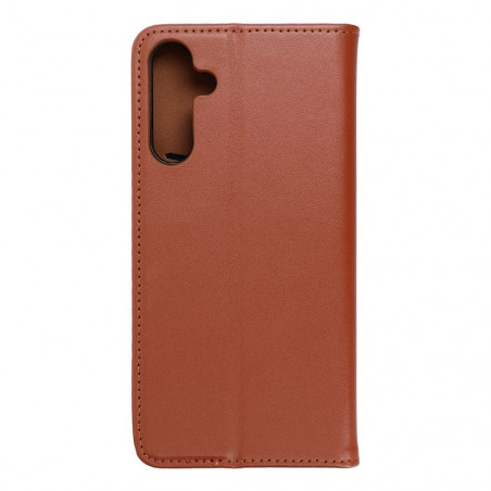 Peněženkové pouzdro Leather case SMART PRO na Samsung Galaxy A15 LTE Elegantní  Hnědý