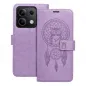 Peněženkové pouzdro MEZZO Book na XIAOMI Redmi Note 13 5G Lapač snů  Fialový (Purple) 