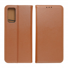 Peněženkové pouzdro Leather case SMART PRO na XIAOMI Redmi Note 12 5G Elegantní  Hnědý 