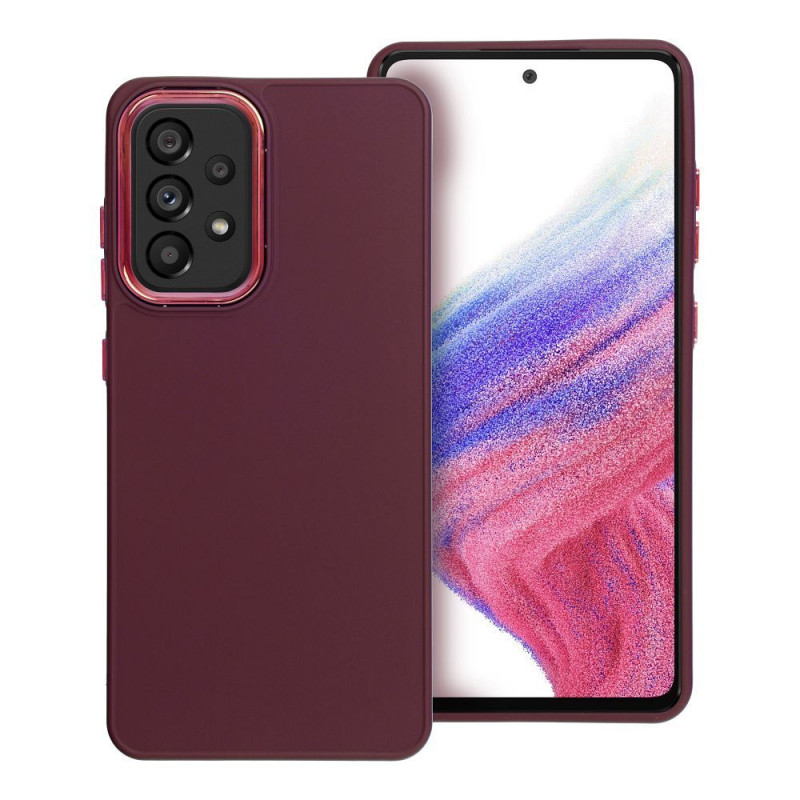 Kryt FRAME na Samsung Galaxy A52s 5G Elegantní  Fialový (Purple) 