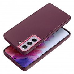 Kryt FRAME na Samsung Galaxy S21 FE 5G Elegantní  Fialový (Purple) 