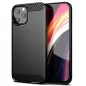 Kryt Carbon na Apple iPhone 15 Plus Elegantní  Černý 