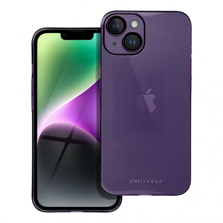 Kryt Roar Pure Simple Fit  na Apple iPhone 14 Fialový (Purple)