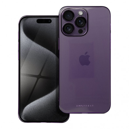 Kryt Roar Pure Simple Fit  na Apple iPhone 15 Pro Max Fialový (Purple)