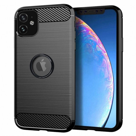 Kryt Carbon na Apple iPhone 11 Elegantní  Černý 