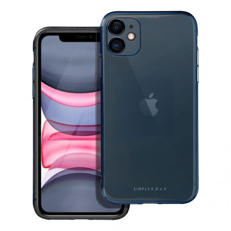 Kryt Roar Pure Simple Fit  na Apple iPhone 11 Tmavší modrý 