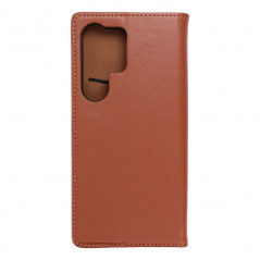 Peněženkové pouzdro Leather case SMART PRO na Samsung Galaxy S24 ULTRA Elegantní  Hnědý 