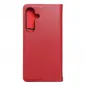 Peněženkové pouzdro Leather case SMART PRO na Samsung Galaxy S24 Elegantní  Vinově červený 