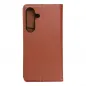 Peněženkové pouzdro Leather case SMART PRO na Samsung Galaxy S24 Elegantní  Hnědý 