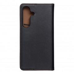 Peněženkové pouzdro Leather case SMART PRO na Samsung Galaxy S24 Elegantní  Černý 