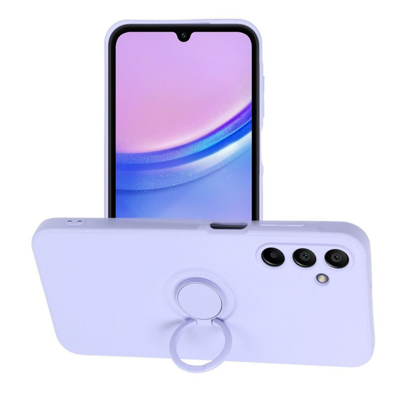 Kryt Silicone ring na Samsung Galaxy A15 5G Fialový (Violet) 