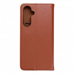 Peněženkové pouzdro Leather case SMART PRO na Samsung Galaxy S23 FE Elegantní  Hnědý 