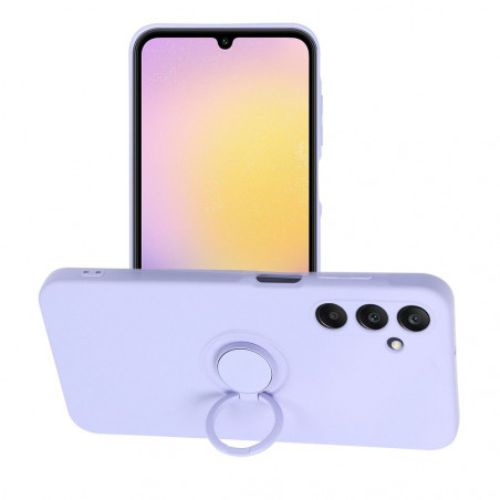 Kryt Silicone ring na Samsung Galaxy A25 5G Fialový (Violet) 