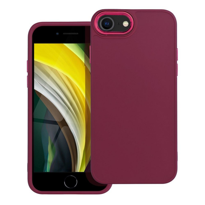 Kryt FRAME na Apple iPhone SE 2020 Elegantní  Fialový (Purple) 