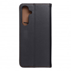 Peněženkové pouzdro Leather case SMART PRO na Samsung Galaxy A55 Elegantní  Černý 