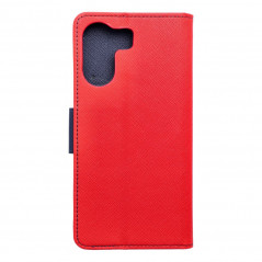 Peněženkové pouzdro Fancy Book na XIAOMI Redmi 13C Červený / Námořnická modrá 