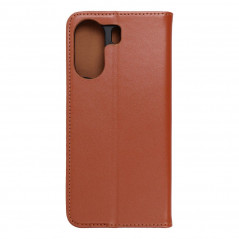 Peněženkové pouzdro Leather case SMART PRO na XIAOMI Redmi 13C Elegantní  Hnědý 