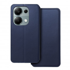 Peněženkové pouzdro Dual Pocket book na XIAOMI Redmi Note 13 Pro 4G Tmavší modrý