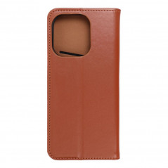 Peněženkové pouzdro Leather case SMART PRO na XIAOMI Redmi Note 13 4G Elegantní  Hnědý 