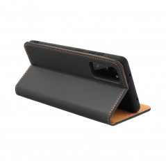 Peněženkové pouzdro Leather case SMART PRO na XIAOMI Redmi Note 13 5G Elegantní  Černý 