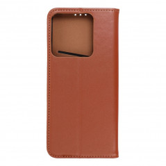 Peněženkové pouzdro Leather case SMART PRO na XIAOMI Redmi Note 13 5G Elegantní  Hnědý 