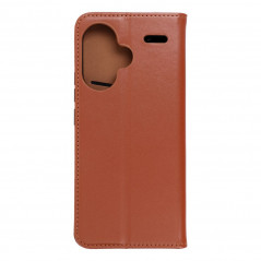 Peněženkové pouzdro Leather case SMART PRO na XIAOMI Redmi Note 13 Pro Plus 5G Elegantní  Hnědý 