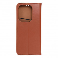 Peněženkové pouzdro Leather case SMART PRO na XIAOMI Redmi Note 13 Pro 4G Elegantní  Hnědý 