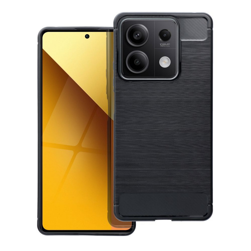 Kryt Carbon na XIAOMI Redmi Note 13 5G Elegantní  Černý 