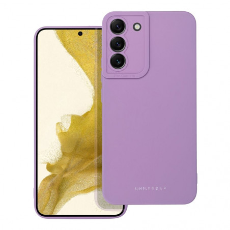 Kryt Roar Luna na Samsung Galaxy A55 Jednobarevný, Stylový, Estetický doplněk  Fialový (Violet) 