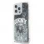 Kryt DKNY Liquid Glitters Arch Logo na Apple iPhone 14 Pro Max Černý 