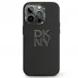 Kryt DKNY Silicone Stack Metal Logo na Apple iPhone 15 Černý 