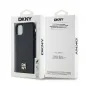 Kryt DKNY Pu Repeat Pattern Stack Logo na Apple iPhone 11 MagSAFE  Černý 